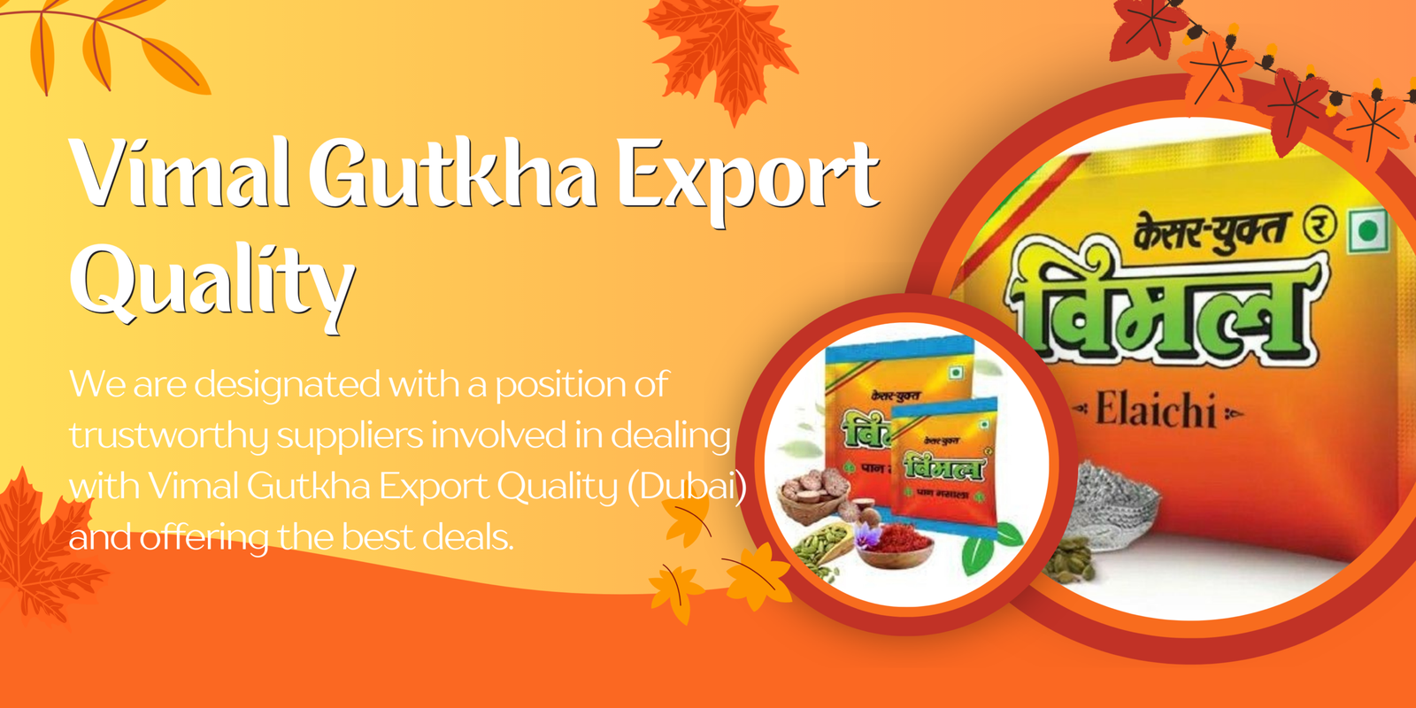 Orange and Red Modern Autumn Fashion Sale Banner